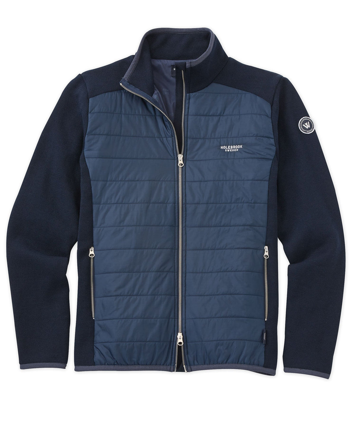 Holebrook Sweden Zip-Front Quilted Windproof Jacket, Big & Tall