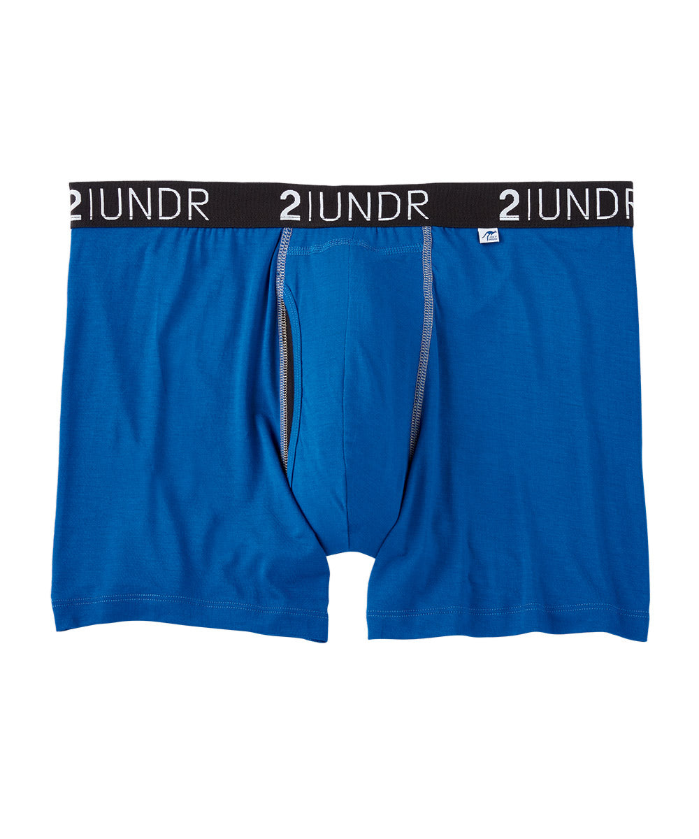 Swing Shift Boxer Brief - Grey/Blue – 2UNDR