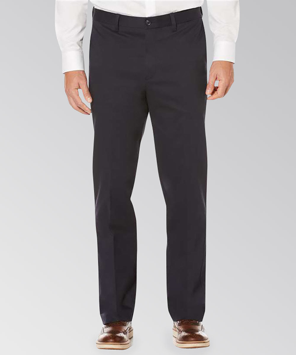 Pantaloni chino frontali piatti Savane Ultimate Performance, Men's Big & Tall