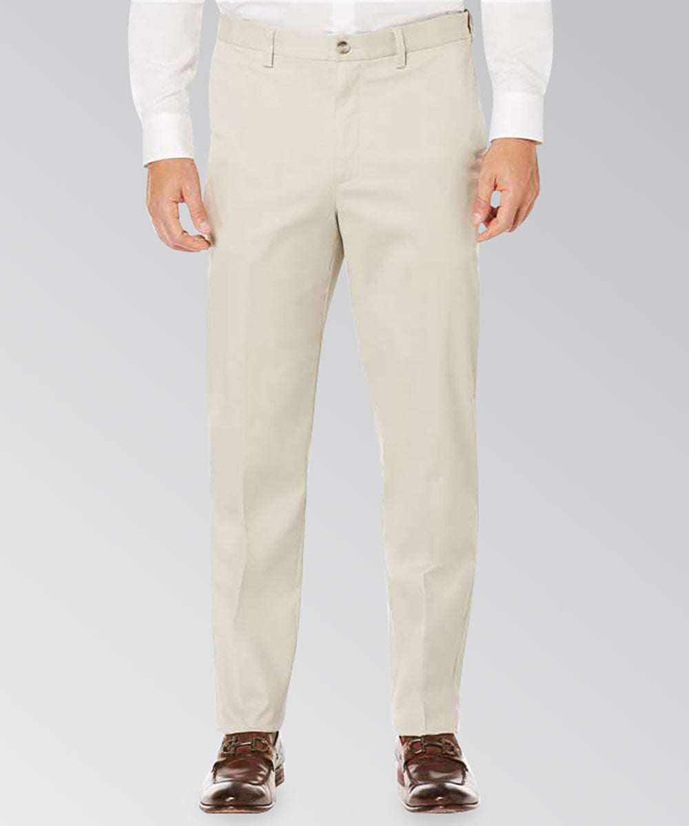 Savane Ultimate Performance Flat Front Chino Pants, Men's Big & Tall