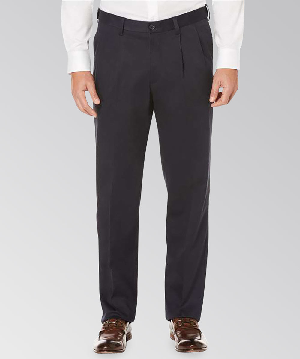 Pantaloni chino a pieghe Savane Ultimate Performance, Men's Big & Tall