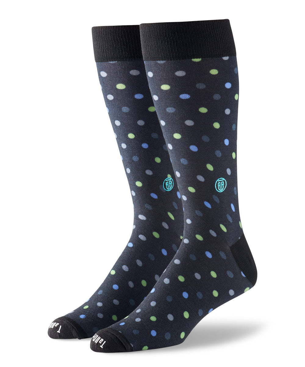 TallOrder Patterned Crew Socks - The Studley, Men's Big & Tall