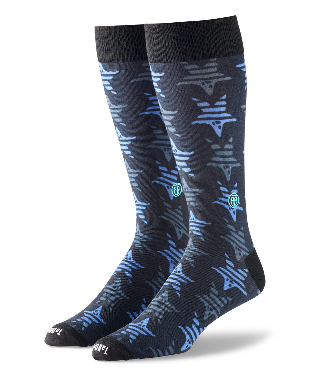 TallOrder Patterned Crew Socks - The Stuie, Men's Big & Tall