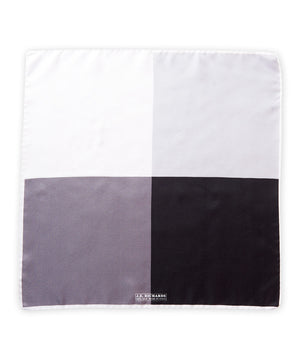 JZ Richards Four-Paneled Solid Silk Pocket Square