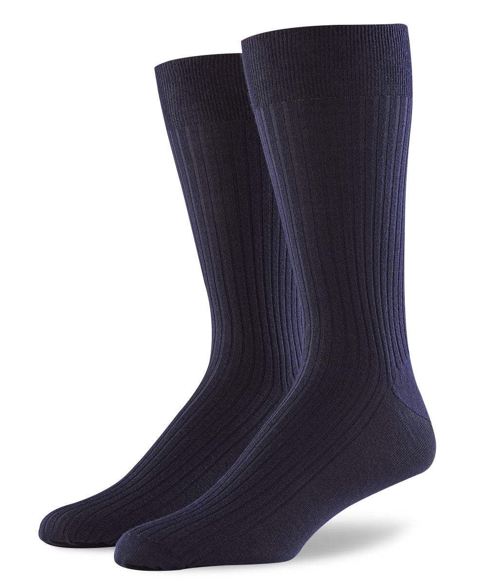 Punto Italian Mid-Calf Wool Socks, Big & Tall