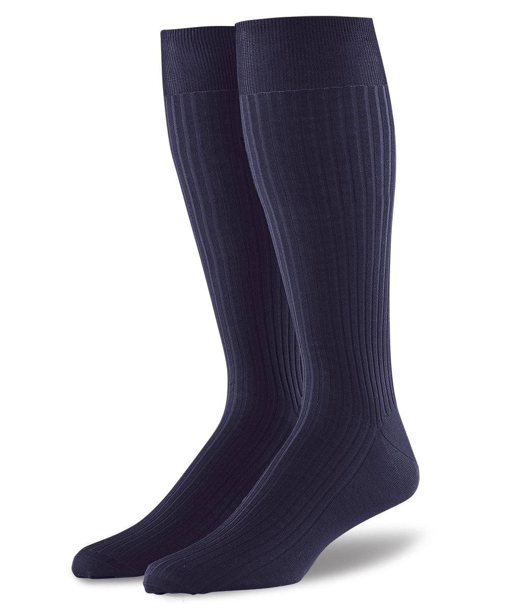 Punto Italian Over-the-Calf Cotton Socks, Men's Big & Tall