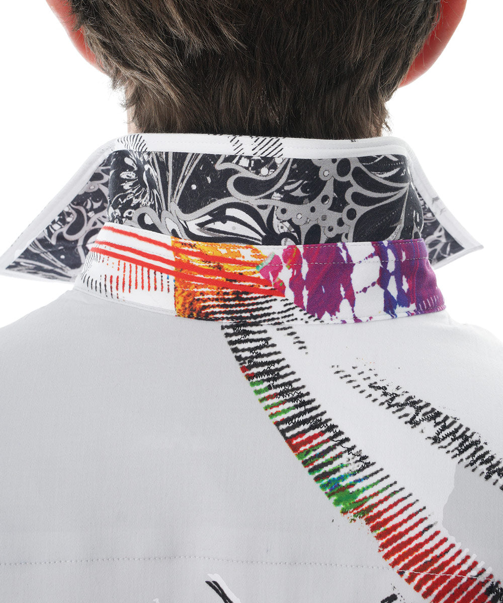 Robert Graham Long Sleeve Stretch Patterned Sport Shirt