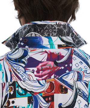Robert Graham Long Sleeve Stretch Patterned Sport Shirt