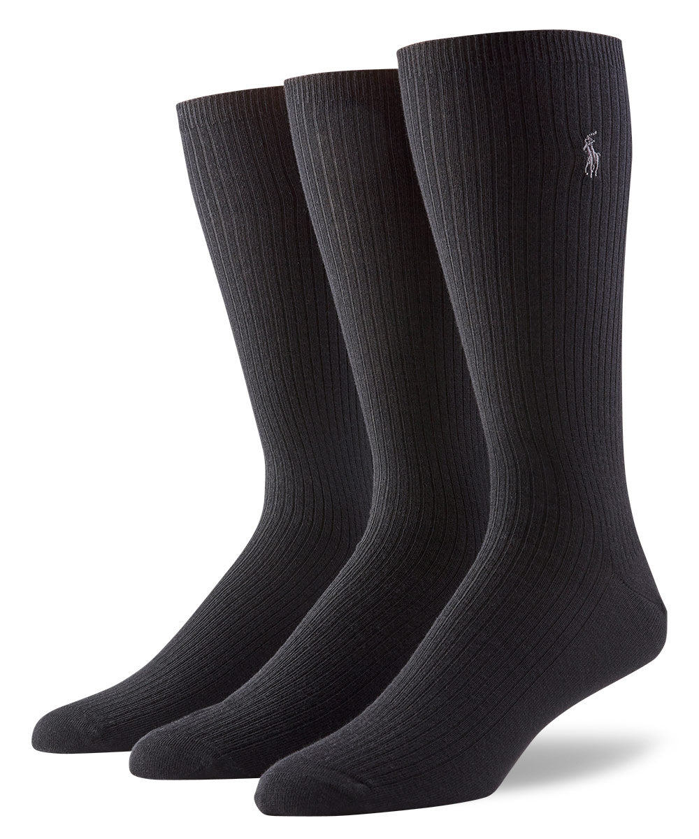 Chaussettes confort non contraignantes Polo Ralph Lauren (paquet de 3), Men's Big & Tall