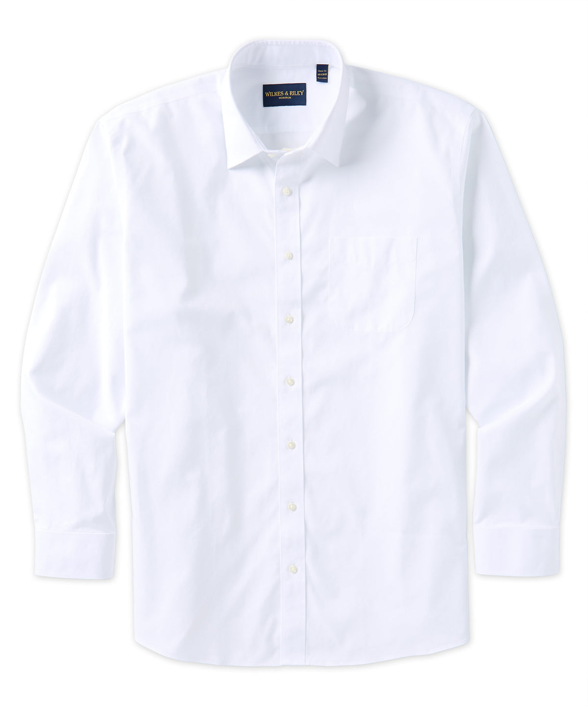 Wilkes &amp; Riley Tailored Fit Spread Collar Dress Shirt