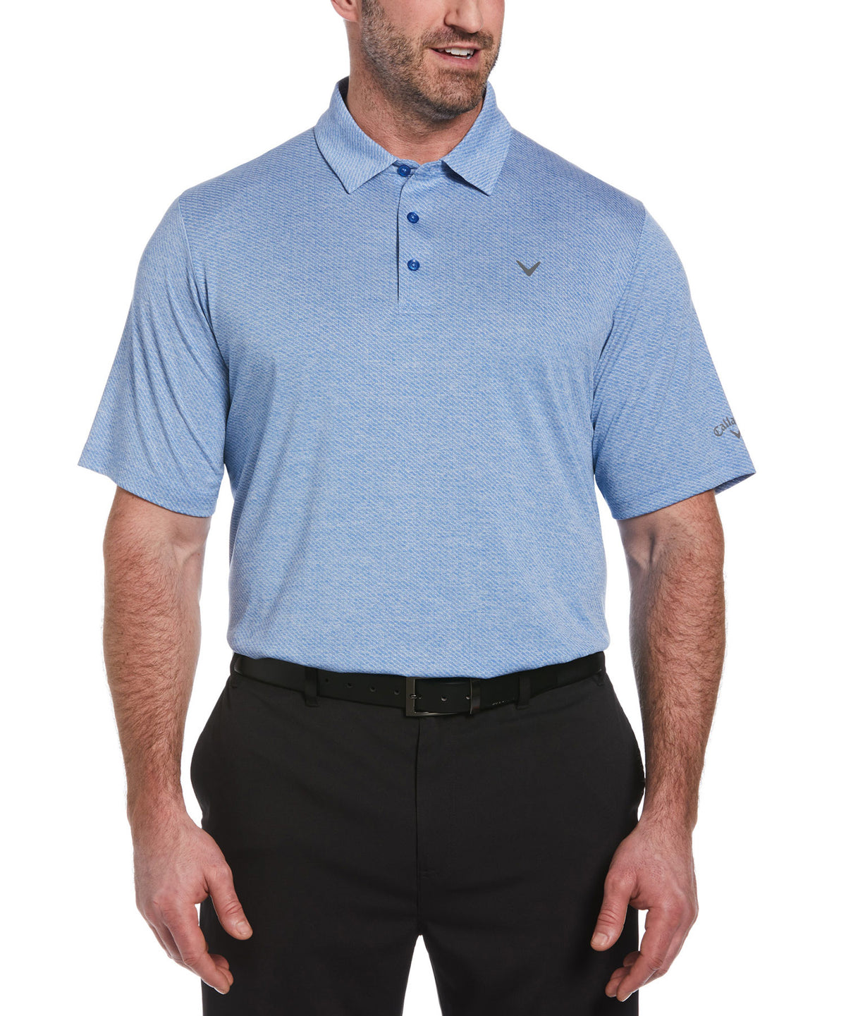 Callaway Short Sleeve Ventilated Heather Polo