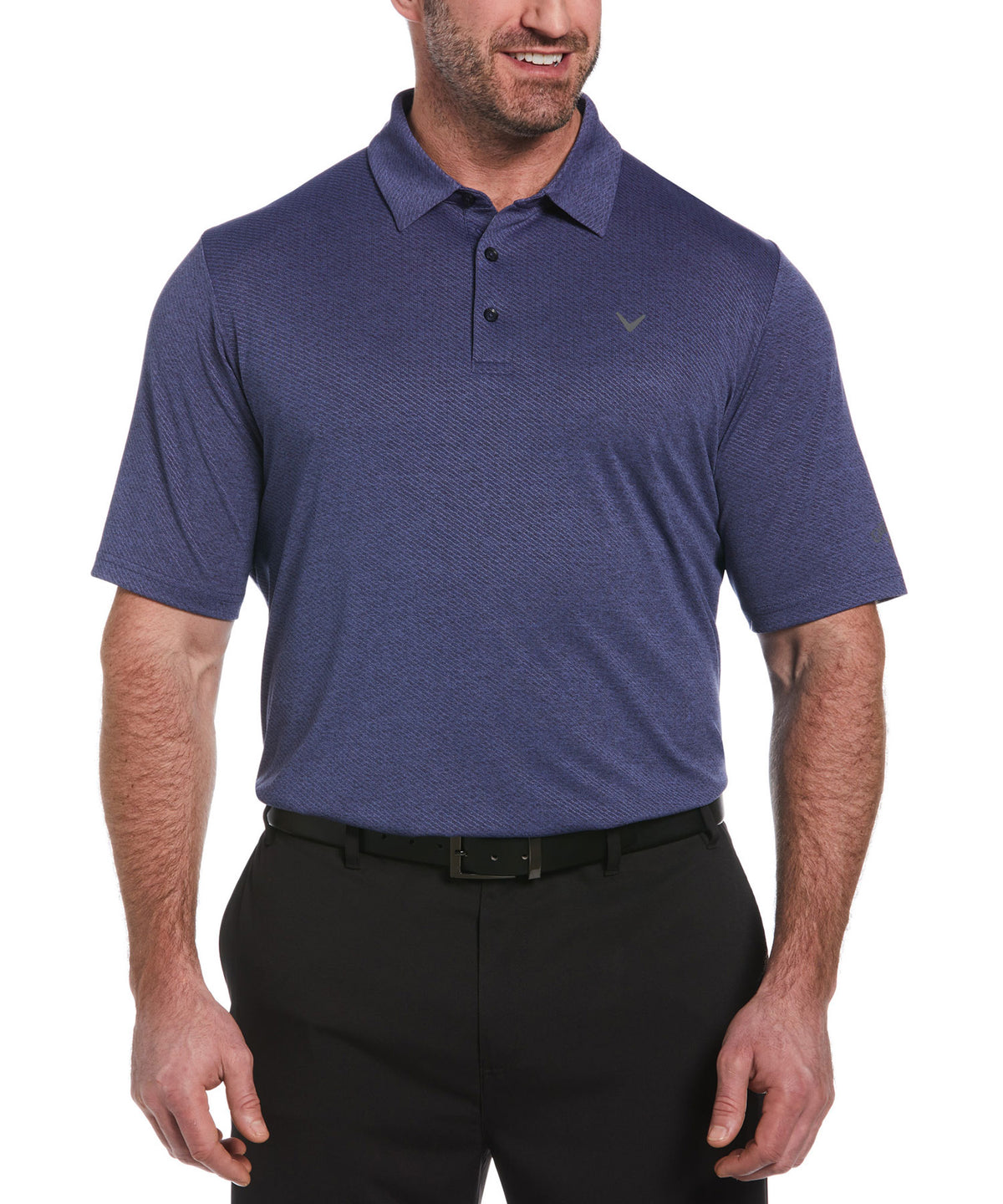 Callaway Short Sleeve Ventilated Heather Polo