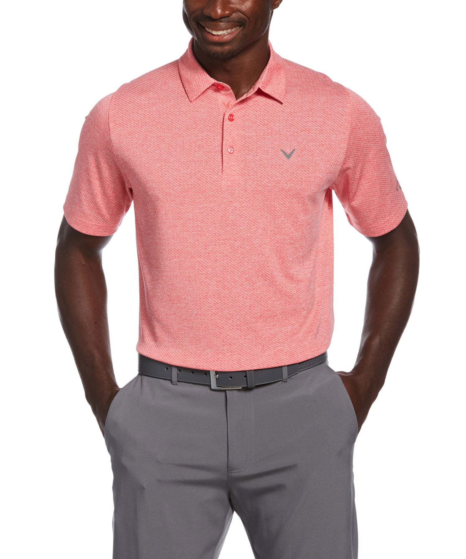 Callaway Short Sleeve Ventilated Heather Polo