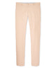 Raleigh performance pant in pale peach, zip fly, side pockets, belt loops