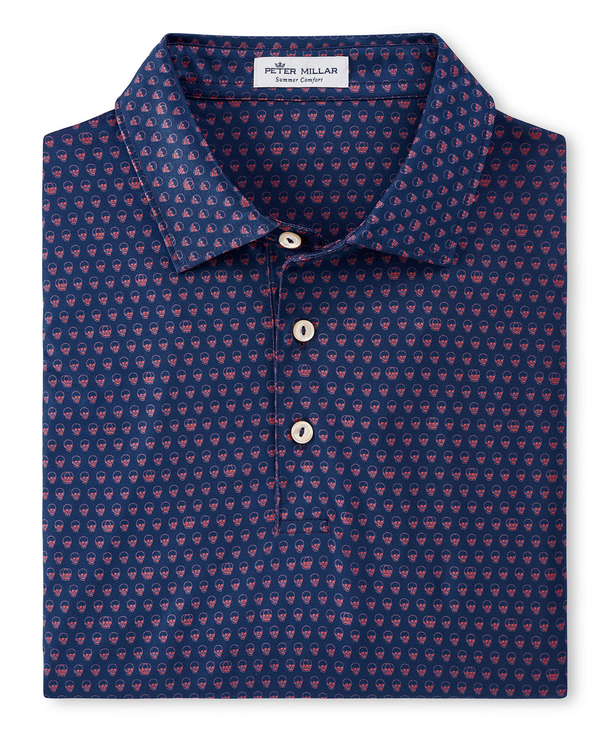 Peter Millar Seeing Double Novelty Print Performance Polo