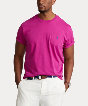 Polo Ralph Lauren T-shirt à manches courtes et col rond avec poche unie
